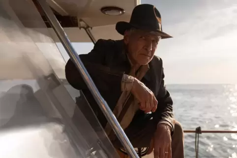 Harrison Ford in „Indiana Jones und das Rad des Schicksal“. Der Film startet am 29. Juni. 