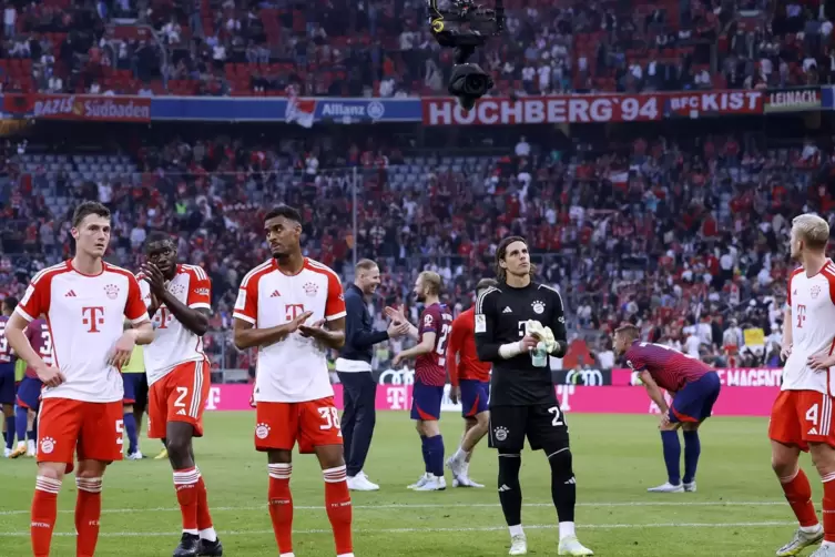 Frust: Benjamin Pavard, Dayot Upamecan, Ryan Gravenberch, Yann Sommer und Matthijs de Ligt. 
