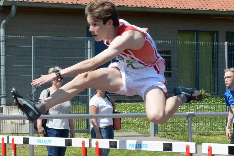 Linus Valnion unterbot die Norm für die deutschen Meisterschaften in der U16 um sechs Sekunden. 