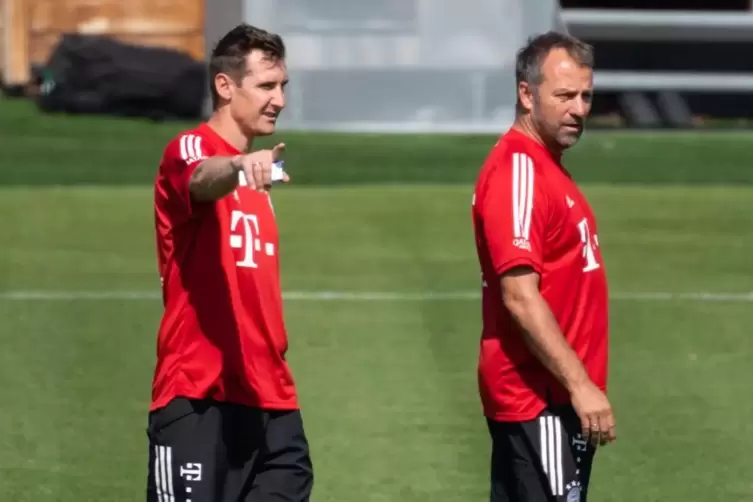 Bei Hansi Flick gelernt: Trainernovize Miroslav Klose. 