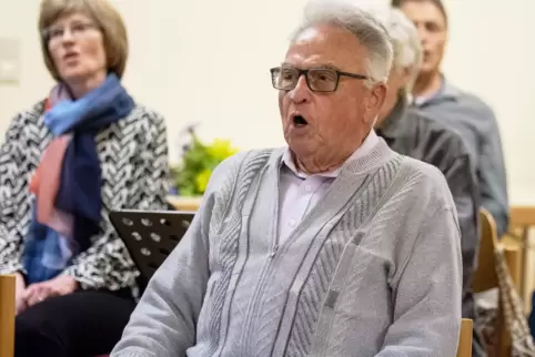 Herbert Kleinmann verpasst kaum einmal eine Probe. 