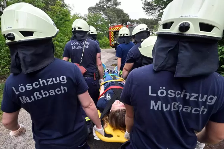 Knapp 200 Einsatzkräfte waren beteiligt, neben der Feuerwehr die Abschnittsleitung Gesundheit und die Schnelleinsatzgruppe des D