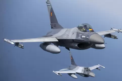 Kampfjets vom Typ F-16 sind auf der Wunschliste Kiews.