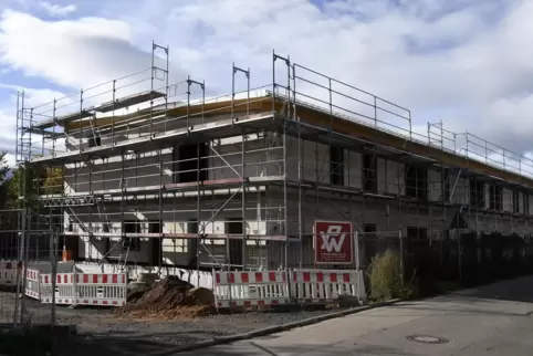 Ein Bild von der Kita-Baustelle aus dem Oktober 2019. Ein technischer Prüfer übt in seinem Bericht erhebliche Kritik am Ablauf d