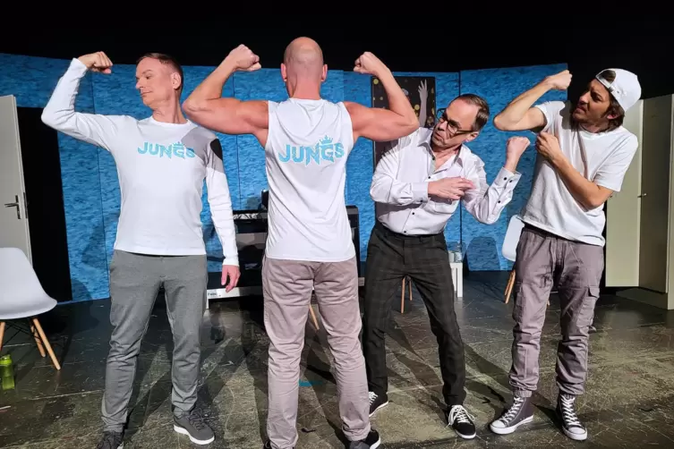 Männer-Probleme können lustig sein: Das Musical „Jungs“ ist eine Produktion des Rhein-Neckar-Theaters. 