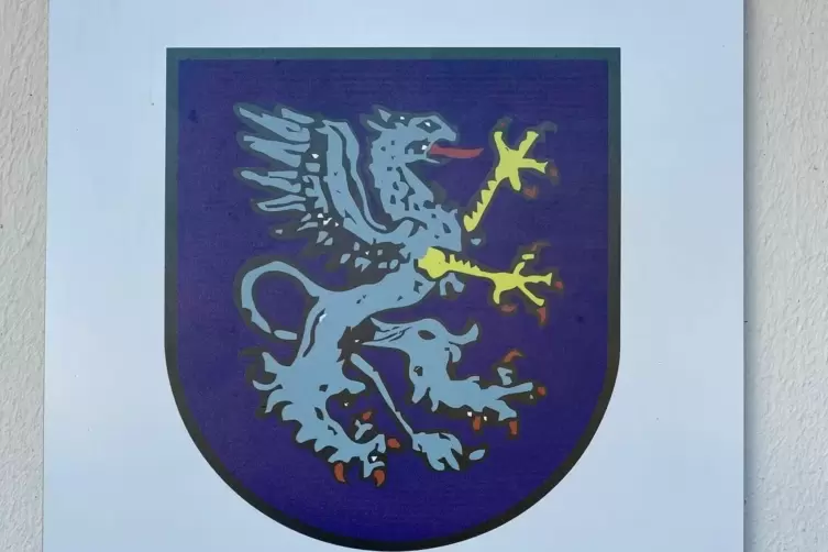 Das Wappen der Stadt Rodalben. 