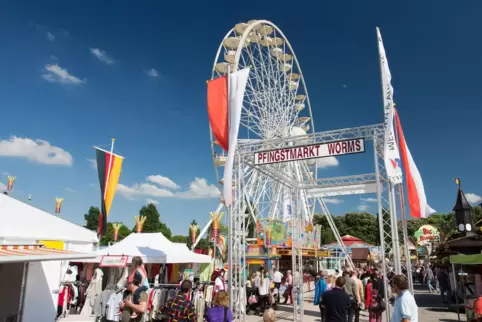 In jedem Fall wieder beim Wormser Pfingstmarkt dabei: das Riesenrad – hier eine frühere Aufnahme. 
