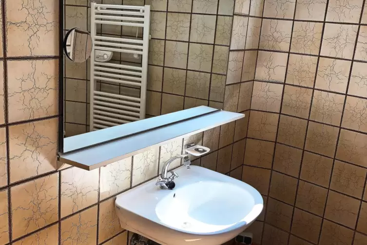 Das Badezimmer vorher.