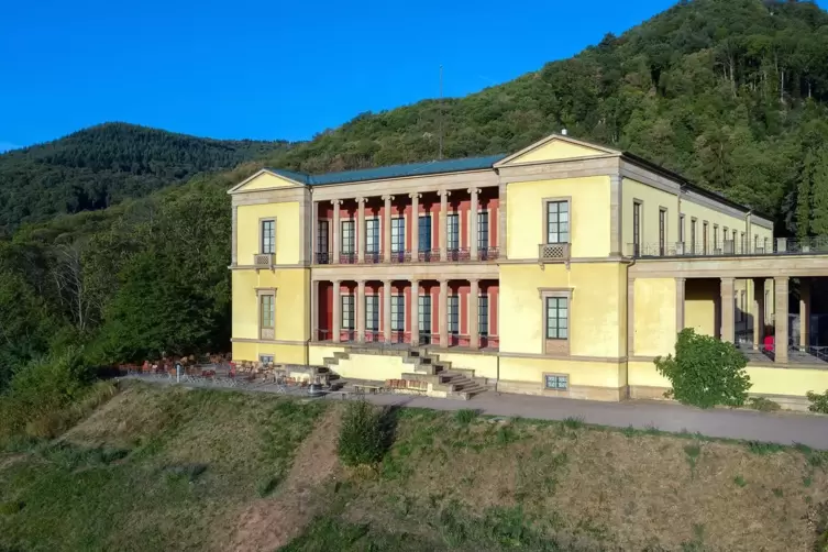 Von König Ludwig I. in der Pfalz erbaut: die Villa Ludwigshöhe. 