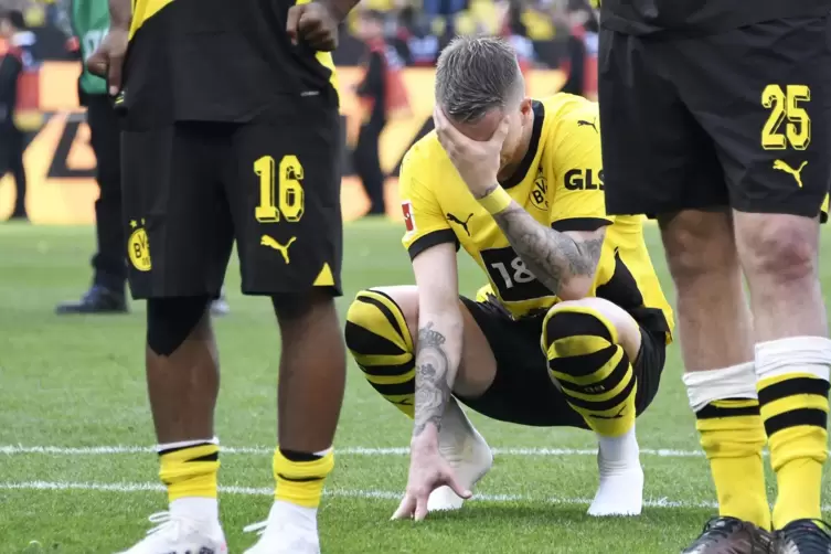 Am Boden: Marco Reus. 