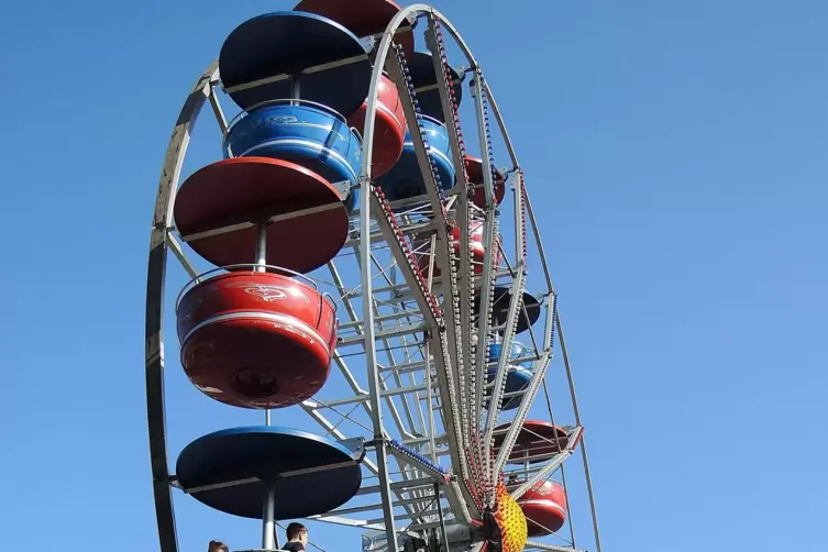 Das Riesenrad ist fast 50 Jahre alt.