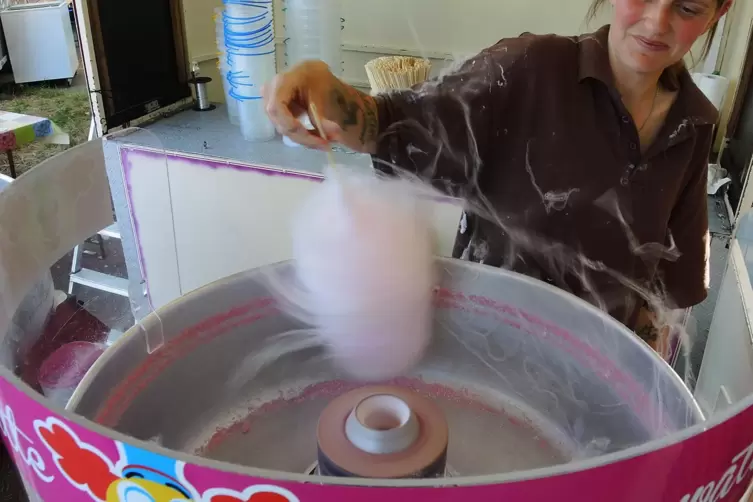 Ein Klassiker: Zuckerwatte.