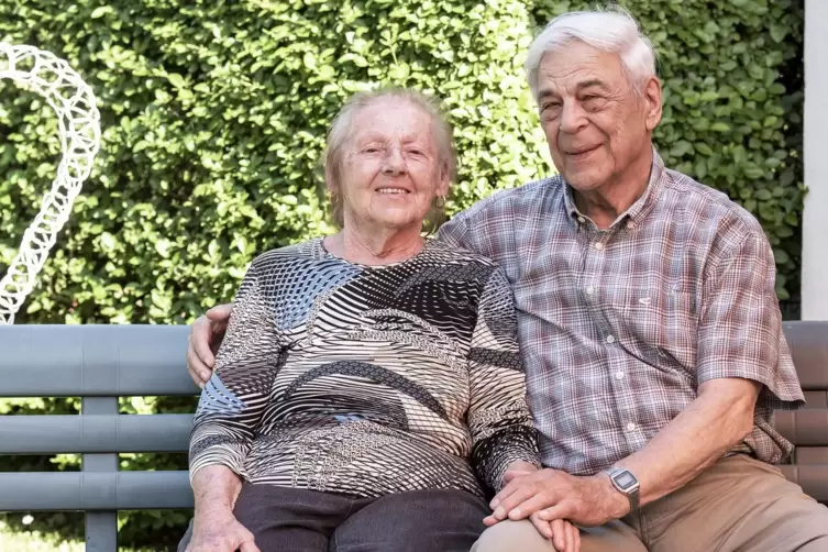 Maria und Ernst Reiter haben vor 70 Jahren geheiratet. 