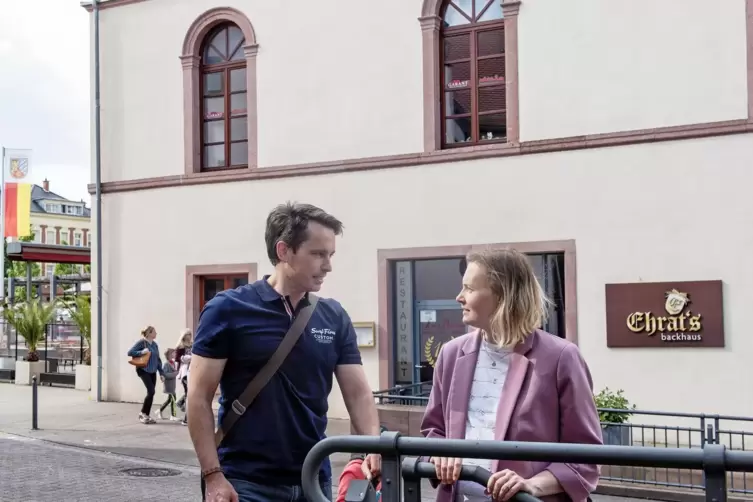 Möchten wieder ein Kinoerlebnis in Edenkoben: Lana und ihr Mann Andreas Borm. 