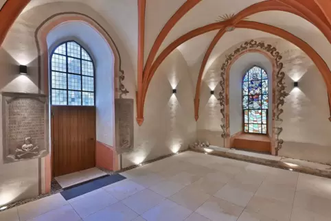 Der neu gestaltete Turmraum der christuskirche in Haßloch.