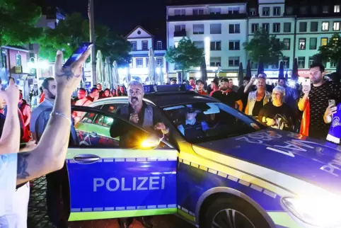In Mannheim kam es nach dem Wahlsieg Erdogans zu Auseinandersetzungen. 