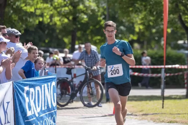 Im Examensstress Halbmarathon-Sieger: Eric Nies.