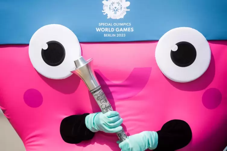 Das Maskottchen der Special Olympics World Games hört auf den Namen Unity. 