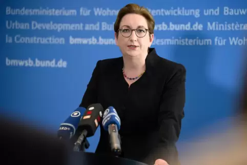 Klara Geywitz (SPD), Bundesministerin für Bau und Wohnen. 