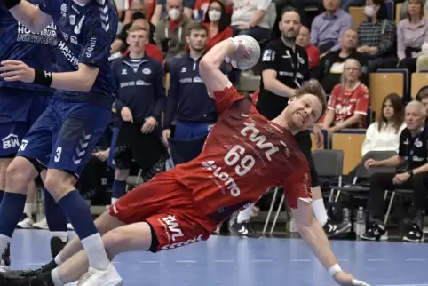 Immer voller Einsatz: Christian Klimek. 