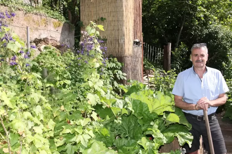 Auch einen Gem&uuml;segarten hat der Wallhalber G&auml;rtnermeister.