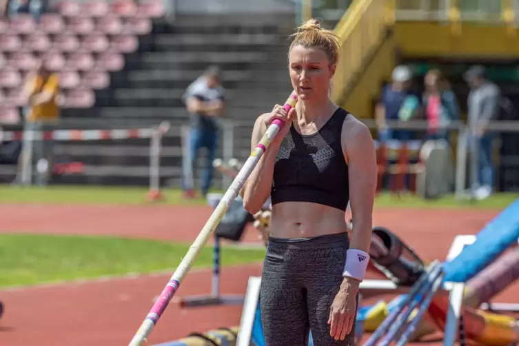 Mutter der Kompanie: die 42-j&auml;hrige Sportlerin Carolin Hingst.