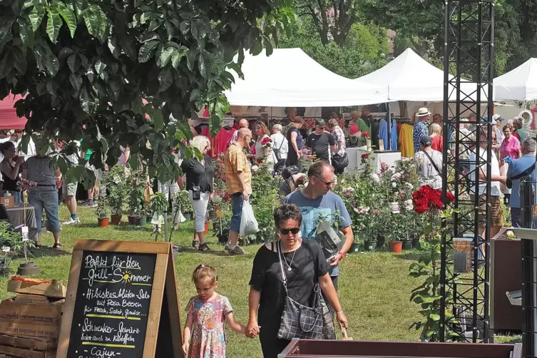 70 Aussteller boten Dinge rund um den Garten an.