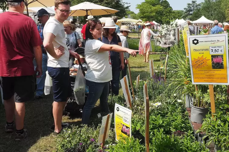 70 Aussteller boten Dinge rund um den Garten an.