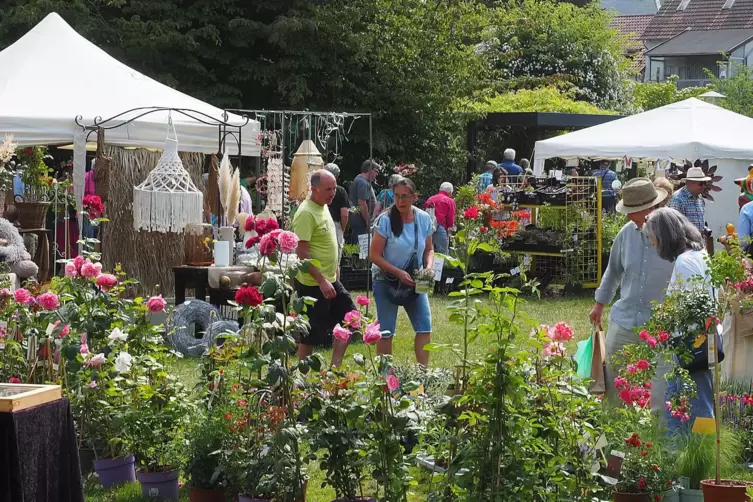 70 Aussteller boten Dinge rund um den Garten an.