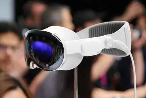 Objekt des Interesses: die Computerbrille Apple Vision Pro. 