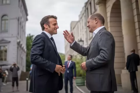 Scholz trifft Macron zum Abendessen