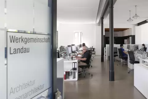 Die Werkgemeinschaft ist 2014 auf das LGS-Gelände gezogen. Ein Befreiungsschlag, das alte Büro platzte aus allen Nähten. 