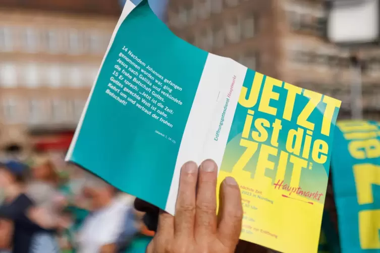 &bdquo;Jetzt ist die Zeit&ldquo; &ndash; so lautet das Motto des Kirchentags. 