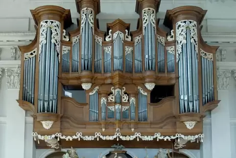 Soll Teil eines Digital-Projekts werden: die Orgel in der Paulskirche.