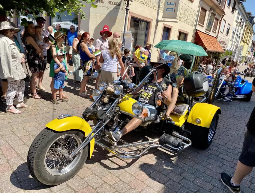 Eins von 45 (!) Trikes aus ganz Deutschland und der Schweiz.