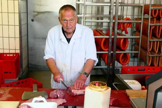 Hans Hamann arbeitete 57 Jahre lang fast jeden Tag selbst im Betrieb mit.