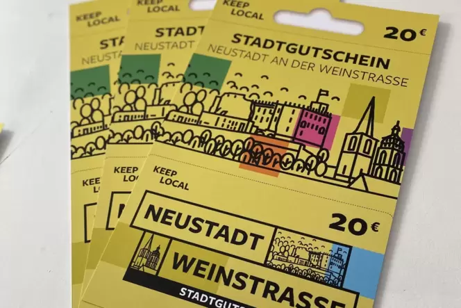 Die verschiedenen Gutscheine.