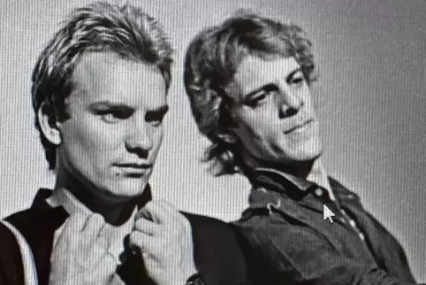 Bei der letzten Aufnahme noch nicht einmal im selben Raum: Sting und Stewart Copeland von The Police. 