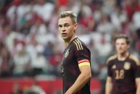 Anführer?„Spielführer“ steht auf der Armbinde von Joshua Kimmich in der deutschen Nationalmannschaft. Doch ist er das auch? Wenn