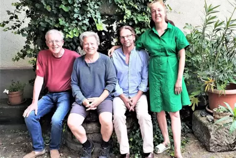 Der Vorstand des Kulturforums Altrip (von links): Eckhard Bachert, Volker Schäfer, Holger Haldenwang und Heike Sugge. 