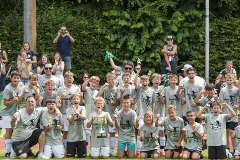 Die D-Junioren des SV Mörlheim.