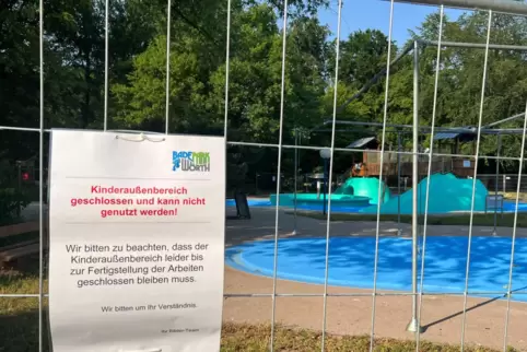 Ab sofort ist der Kleinkinderbereich wieder geöffnet.