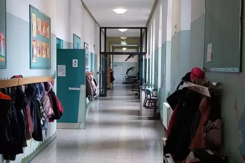 Ein Flur in der Gräfenauschule.