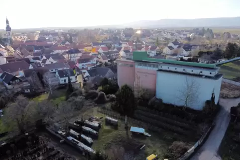 Da stand die Malzfabrik in Kirchheim noch. 