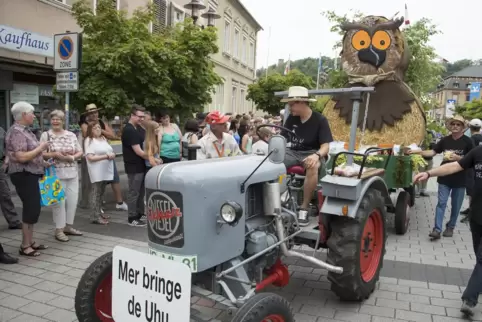 Im vergangenen Jahr gab es keinen Umzug beim Lauterecker Heimatfest. Das Foto stammt aus dem Jahr 2015.