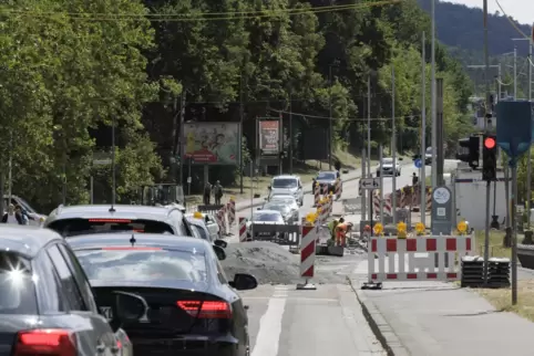 Der Blick auf die Baustelle vor wenigen Tagen.