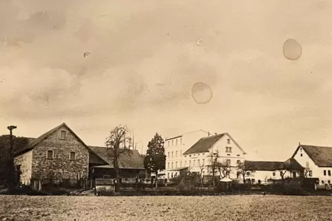 So sahen die Gebäude der Moormühle 1942 aus. 