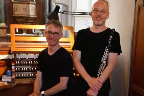 Ungewöhnliche Kombination: Daniel (links) und Christian Wolf. 