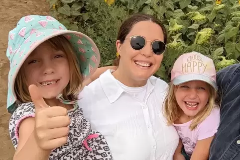 Meghan Ecclestone mit ihrer Familie in Guelph/Kanada. 
