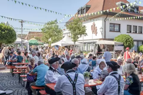Beim Brunnenfest in Hagenbach hat die übergroße Mehrheit friedlich gefeiert. 